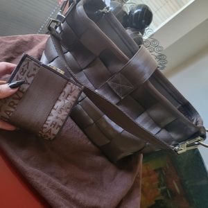 RareHarvey's seatbelt purse set